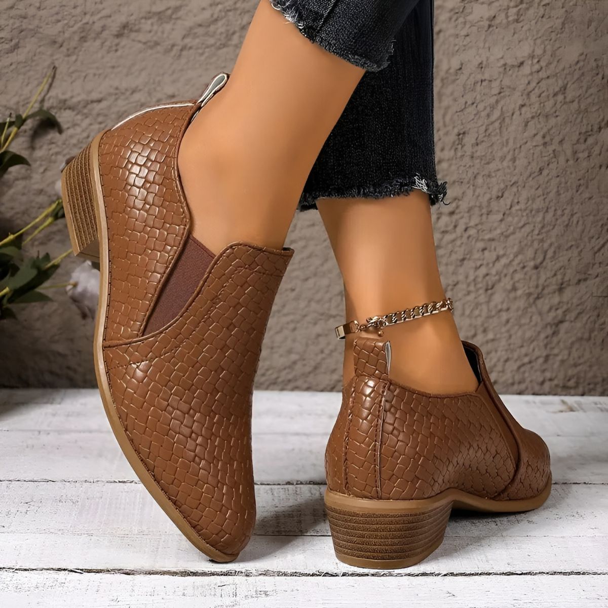 Evelyn™ | ComfortFit Leather Oxford Shoes